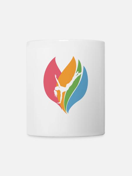 Gymnastik Turner - Tasse - Weiß