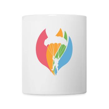 Paragliding Parachute Adrenaline - Mug - white - Front