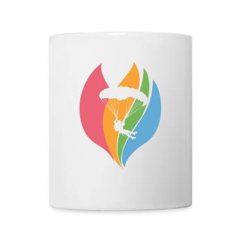 Fallschirmspringen Extremsport Flugsport - Tasse - Weiß - Vorne
