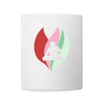 DJ Techno - Tasse - Weiß - Vorne