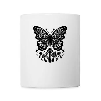 Butterfly Mushroom Dreams - Tasse - Weiß - Vorne