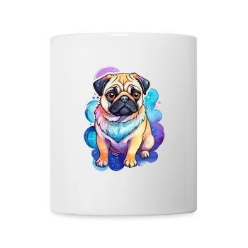 Aquarelles de carlin - Mug blanc - blanc - Devant