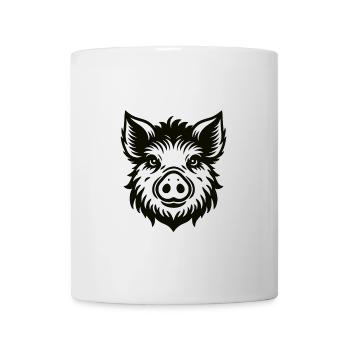 Petit design mignon de sanglier - Mug blanc - blanc - Devant