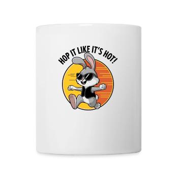 Hop-le comme s’il faisait chaud ! - Mug blanc - blanc - Devant
