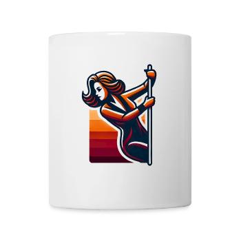 Funny Stripper Silhouette Design - Mug - white - Front