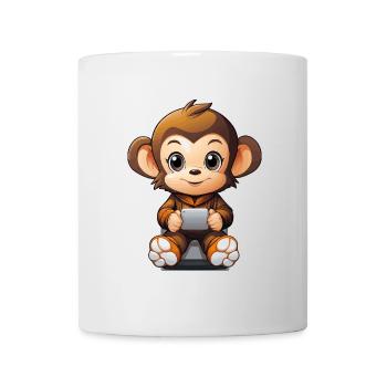 Monkey Charging Dock - Mug - white - Front