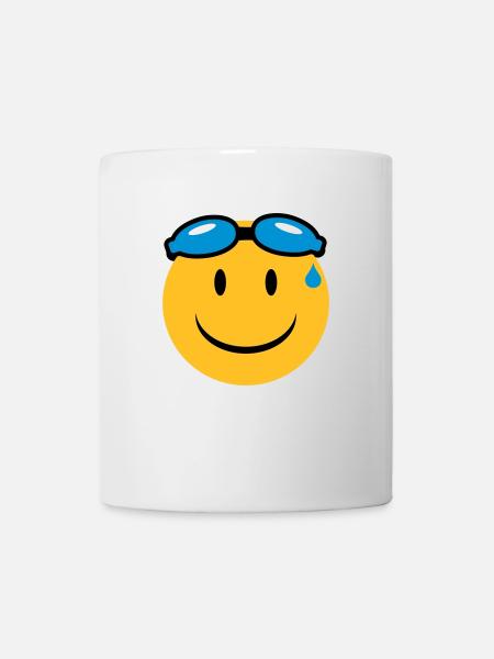 schwimmen - Tasse - Weiß