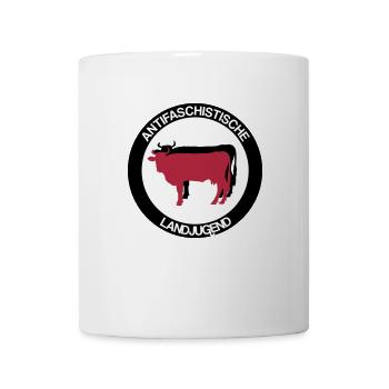 Antifaschistische Landjugend - Tasse - Weiß - Vorne