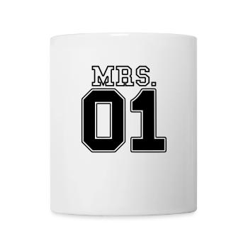 MRS. 01 Mr & Mrs paire JGA PartnerLook partie 2 paires - Mug blanc - blanc - Devant