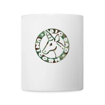 Motivation de remise en forme "BBU Camouflage Wood" - Mug blanc - blanc - Devant