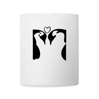 penguin_couple - Mug blanc - blanc - Devant