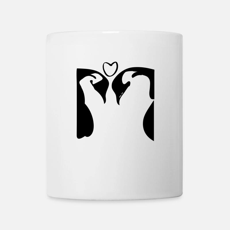 penguin_couple - Mug blanc - blanc