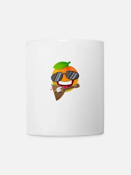 Peach peach emoji - Mug - white