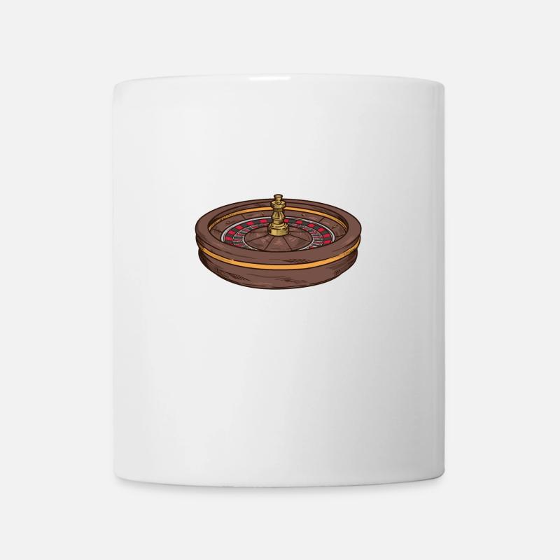 Roulette - Tasse - Weiß