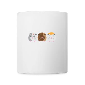 Trois petits cochons d'Inde - Mug blanc - blanc - Devant