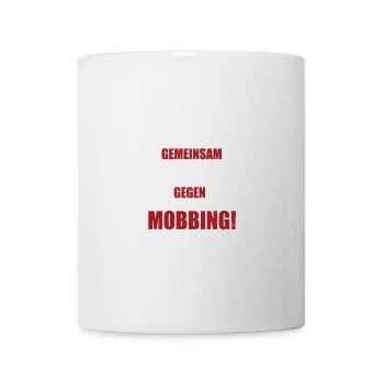 Gemeinsam Gegen Mobbing - Tasse - Weiß - Vorne