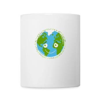 Schüchterner Planet ERDE - Tasse - Weiß - Vorne