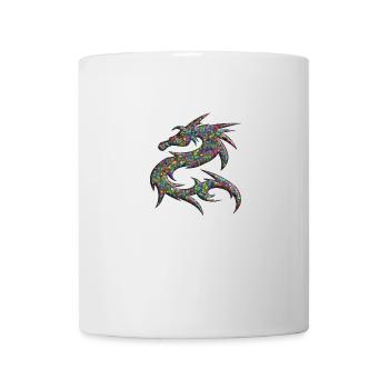 Drache Drachen - Tasse - Weiß - Vorne