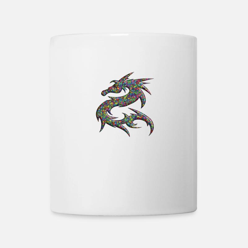 Drache Drachen - Tasse - Weiß