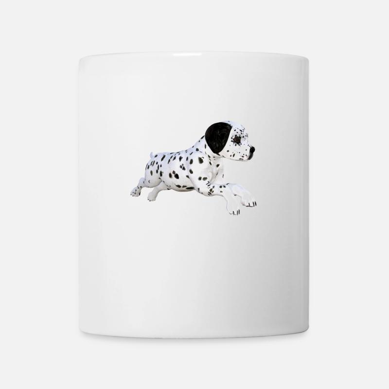 Hund Dalmatiner Welpe - Tasse - Weiß