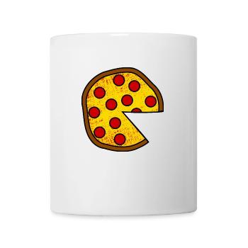 Pizza Vater Sohn Papa Tochter Partnerlook Teil 1 - Tasse - Weiß - Vorne