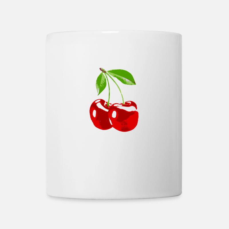 Raccolta della frutta della ciliegia della ciliegia - Tazza - bianco