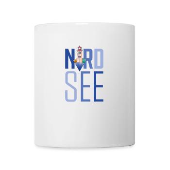 leuchtturm nordlicht nordsee - Tasse - Weiß - Vorne