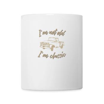Ich bin nicht alt ich bin ein Klassiker Pick up - Tasse - Weiß - Vorne