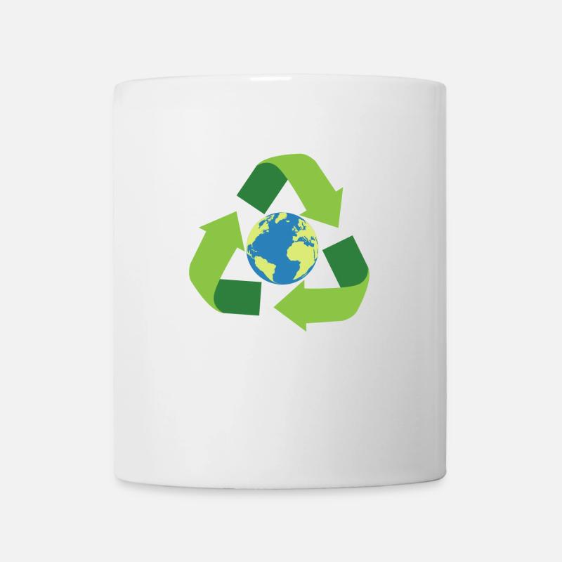 Journée mondiale du recyclage 18 mars - Mug blanc - blanc