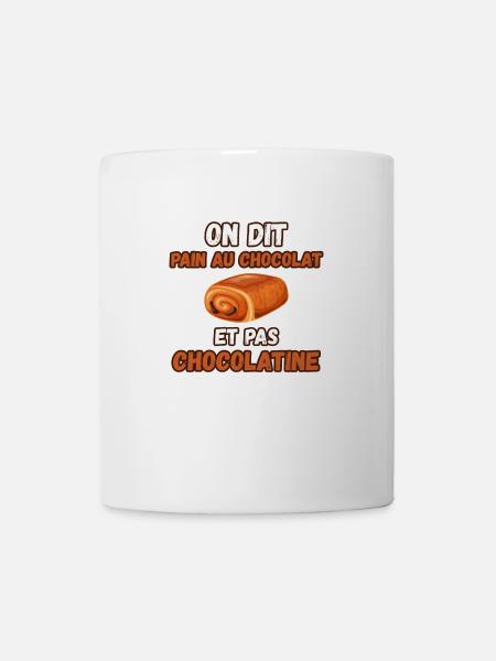 pain au chocolat et non Chocolatine - Mug blanc - blanc