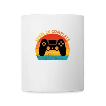 10. Hochzeitstag - Full Level 10 - Tasse - Weiß - Vorne