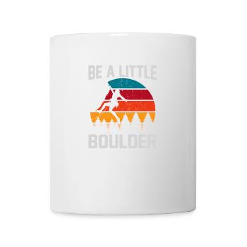 soyez une petite rocher cadeau escalade grimpeuse - Mug blanc - blanc - Devant