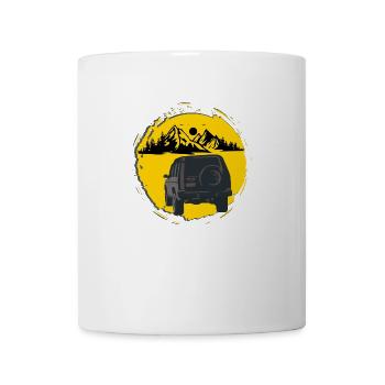 4x4 Geschenk abseits der Straße 4x4 Berg - Tasse - Weiß - Vorne