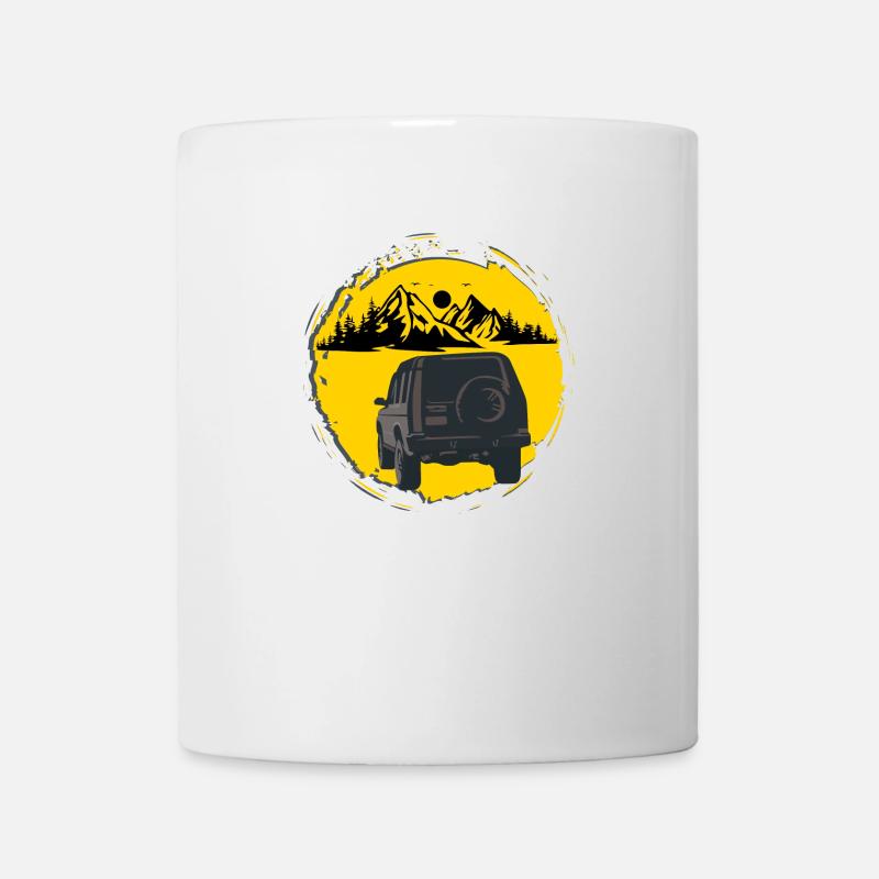4x4 Geschenk abseits der Straße 4x4 Berg - Tasse - Weiß