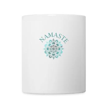 Namaste Mandala - Mug - white - Front