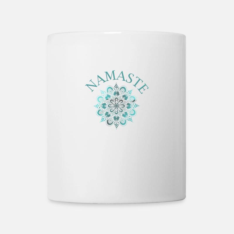 Namaste Mandala - Mug blanc - blanc