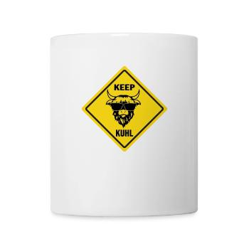 kuh alm landleben keep kuhl bauernhof kuhwies´n - Tasse - Weiß - Vorne