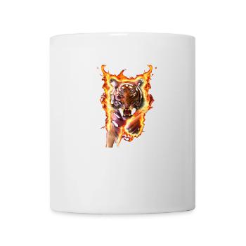 Tigre de feu - Mug blanc - blanc - Devant