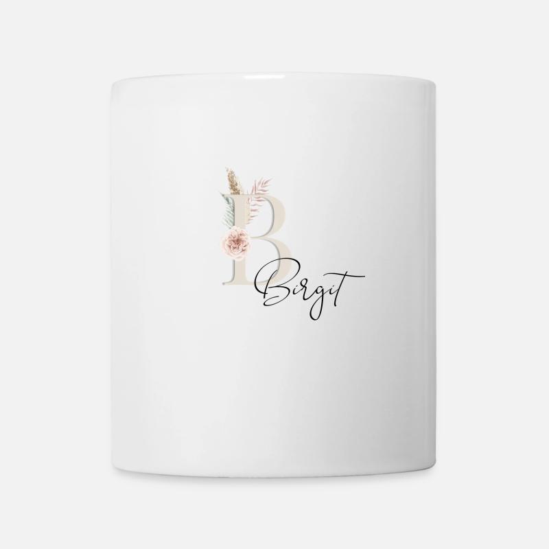 Birgit! Name Boho - Tasse - Weiß