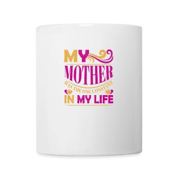 Ma mère dans ma vie - Cadeaux de la fête des Mères - Mug blanc - blanc - Devant