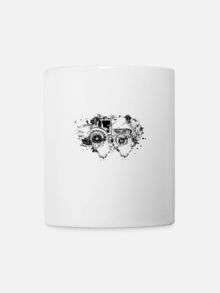 Traktor Bauer Humor - Tasse - Weiß