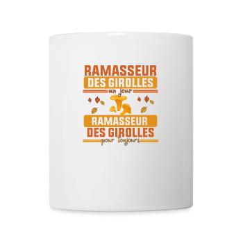 Ramasseur Des Girolles Pour Toujours - Mug blanc - blanc - Devant