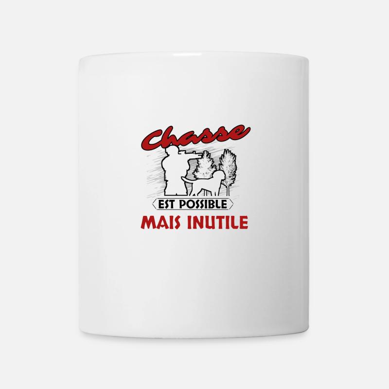 Chasse - Mug blanc - blanc