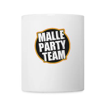 Malle Party Team - Tasse - Weiß - Vorne