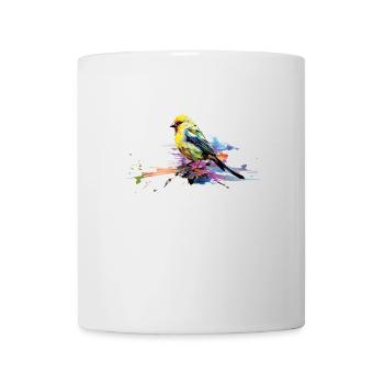 American Goldfinch Colorful Design - Mug - white - Front
