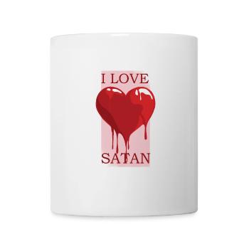 Amour Satan Cœur Dégoulinant - Mug blanc - blanc - Devant