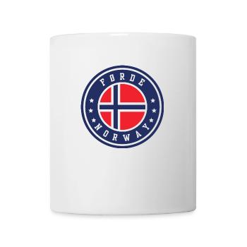 Førde Norvège - Mug blanc - blanc - Devant