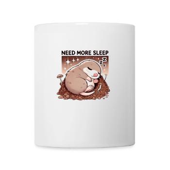 Need More Sleep Funny Mole Cuter - Mug - white - Front