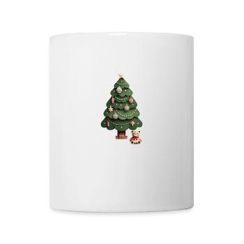 Tannenbaum mit Teddys - Tasse - Weiß - Vorne