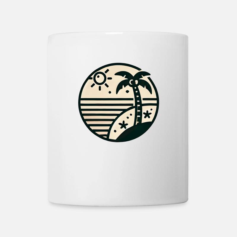 Küste - Tasse - Weiß